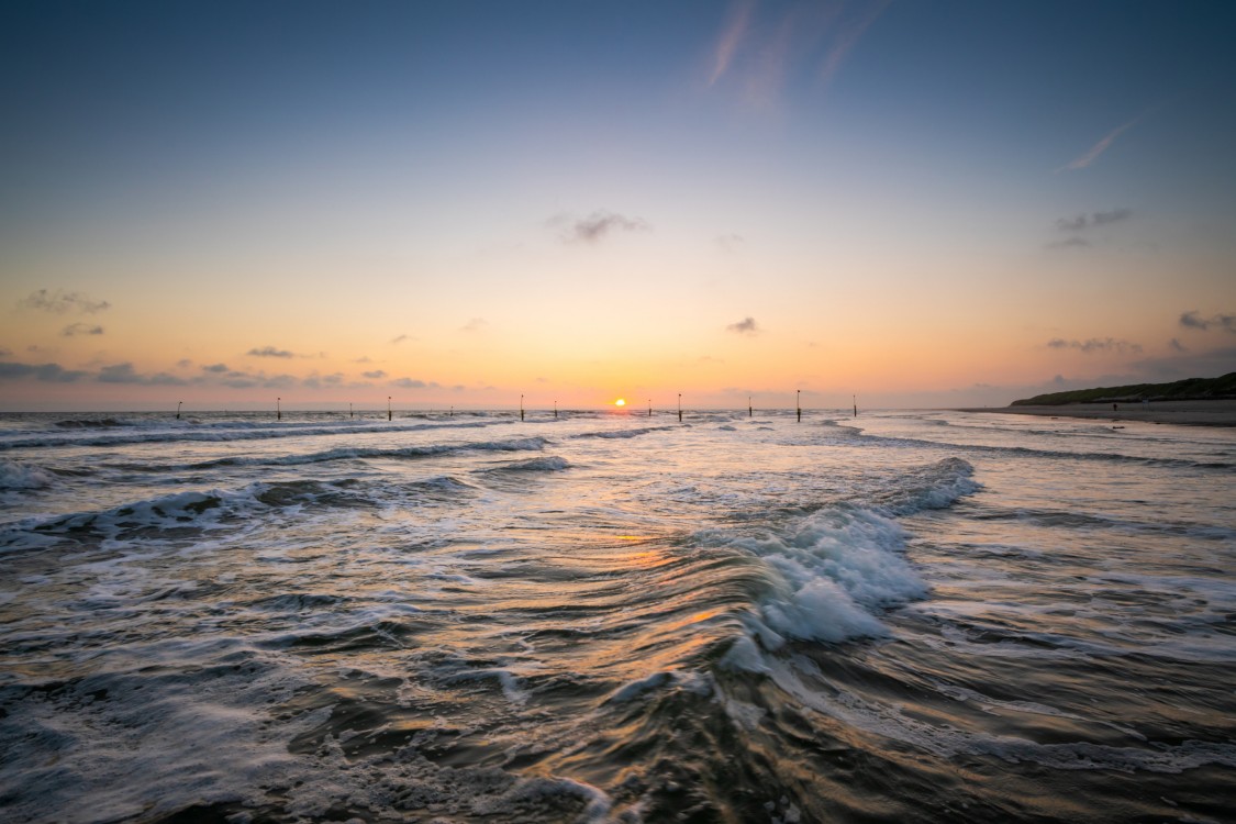 offshore wind park in the north sea
